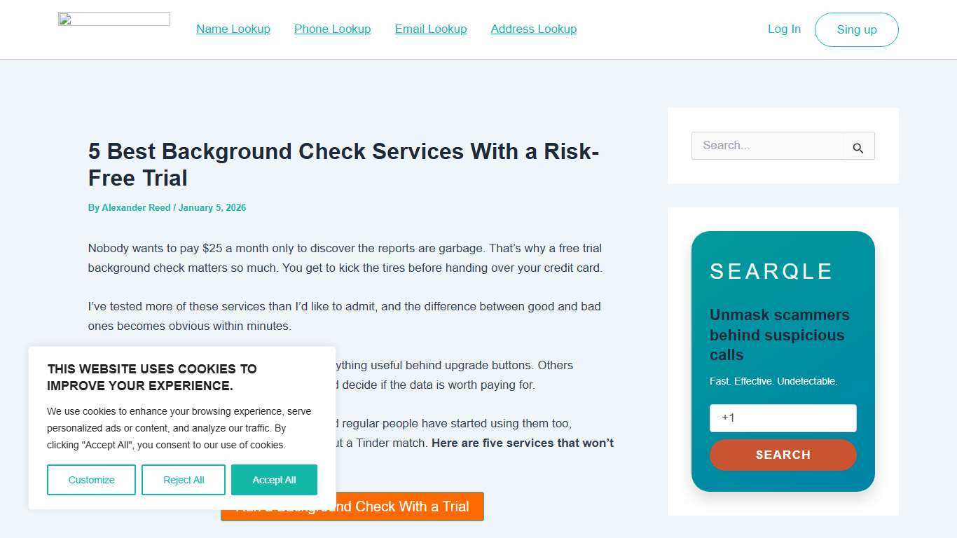5 Top Background Check Services With a Trial Period 2026